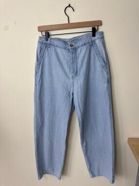 XIRENA Button Fly 100% cotton Light Blue Jeans Size 27